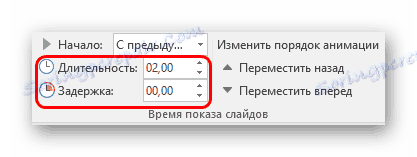Встановлення затримки і тривалості анімації в PowerPoint